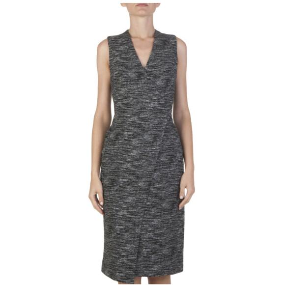 Alice + Olivia Carissa Wrap Around Bon Ton‎ Sheath Dress Womans 6 Career Work - Picture 1 of 9